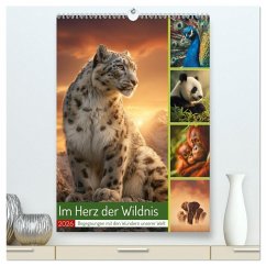 Cover Im Herz der Wildnis (hochwertiger Premium Wandkalender 2026 DIN A2 hoch), Kunstdruck in Hochglanz