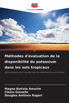 Cover Méthodes d'évaluation de la disponibilité du potassium dans les sols tropicaux