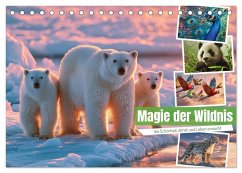 Cover Magie der Wildnis (Tischkalender 2026 DIN A5 quer), CALVENDO Monatskalender