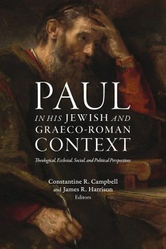 Cover Paul in his Jewish and Graeco-Roman Context