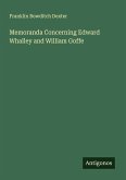 Memoranda Concerning Edward Whalley and William Goffe Memoranda Concerning Edward Whalley and William Goffe