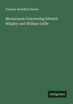 Cover Memoranda Concerning Edward Whalley and William Goffe