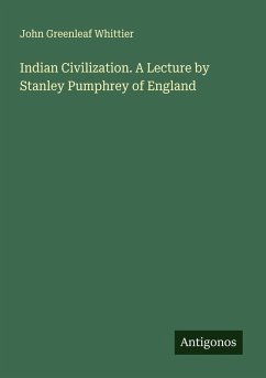 Cover Indian Civilization. A Lecture by Stanley Pumphrey of England