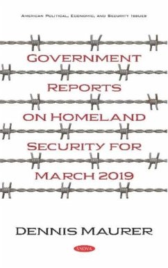 Cover Government Reports on Homeland Security for March 2019