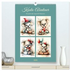 Koala-Abenteuer. Bezaubernde Aquarell-Momente (hochwertiger Premium Wandkalender 2026 DIN A2 hoch), Kunstdruck in Hochglanz