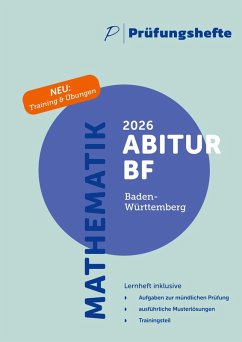 Cover Prüfungsheft - 2026 Mathematik Abitur Basisfach mündlich - Baden-Württemberg - Aufgaben und Lösungen