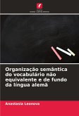 Organização semântica do vocabulário não equivalente e de fundo da língua alemã