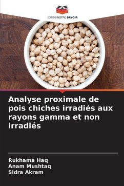 Cover Analyse proximale de pois chiches irradiés aux rayons gamma et non irradiés