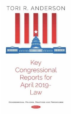 Cover Key Congressional Reports for April 2019 -- Law
