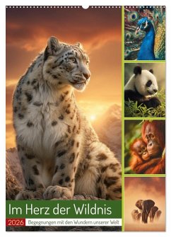 Cover Im Herz der Wildnis (Wandkalender 2026 DIN A2 hoch), CALVENDO Monatskalender