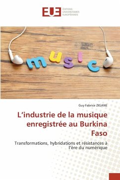 Cover L'industrie de la musique enregistrée au Burkina Faso
