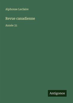 Cover Revue canadienne