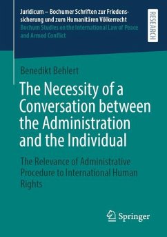 Cover The Necessity of a Conversation between the Administration and the Individual