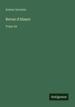 Revue d'Alsace - Auteur Inconnu Revue d'Alsace - Auteur Inconnu
