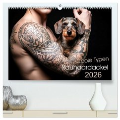 Cover Coole Typen - Rauhaardackel (hochwertiger Premium Wandkalender 2026 DIN A2 quer), Kunstdruck in Hochglanz
