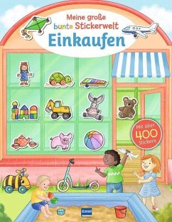 Cover Meine große bunte Stickerwelt - Einkaufen