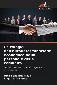 Cover Psicologia dell'autodeterminazione economica della persona e della comunità