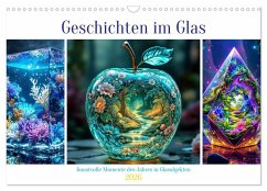 Geschichten im Glas (Wandkalender 2026 DIN A3 quer), CALVENDO Monatskalender