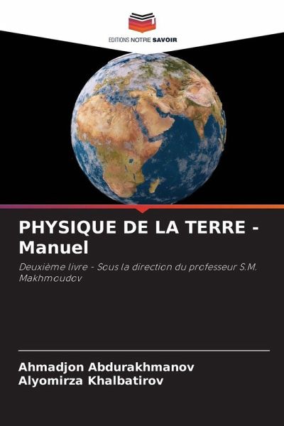 PHYSIQUE DE LA TERRE - Manuel