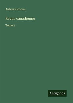 Cover Revue canadienne