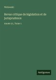 Revue critique de législation et de jurisprudence