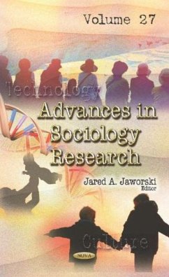 Cover Advances in Sociology Research. Volume 27