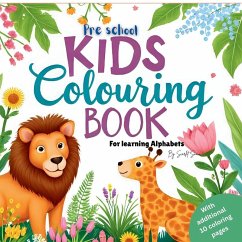 Cover Preschool kids colouring book