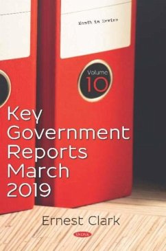 Cover Key Government Reports for March 2019 -- Volume 10