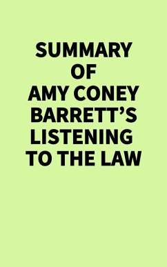 Cover Summary of Amy Coney Barrett's Listening to the Law (eBook, ePUB)