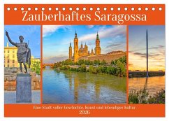 Cover Zauberhaftes Saragossa (Tischkalender 2026 DIN A5 quer), CALVENDO Monatskalender