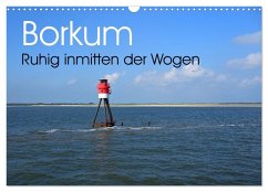 Cover Borkum - Ruhig inmitten der Wogen (Wandkalender 2026 DIN A3 quer), CALVENDO Monatskalender