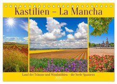 Cover Kastilien - La Mancha (Tischkalender 2026 DIN A5 quer), CALVENDO Monatskalender