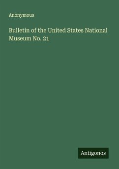 Cover Bulletin of the United States National Museum No. 21