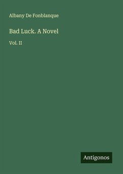 Cover Bad Luck. A Novel