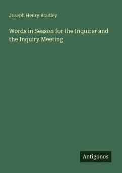 Cover Words in Season for the Inquirer and the Inquiry Meeting