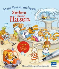 Cover Mein Wassermalspaß - Sieben kleine Hasen