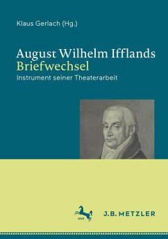 Cover August Wilhelm Ifflands Briefwechsel (eBook, PDF)