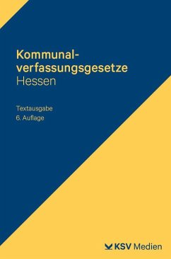 Cover Kommunalverfassungsgesetze Hessen