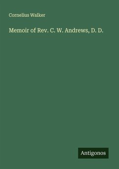 Cover Memoir of Rev. C. W. Andrews, D. D.