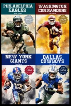 Cover NFL Fun Facts - NFC East Bundle - 4000+ Fun Facts (Trivia Ape NFL Team Series, #100) (eBook, ePUB)
