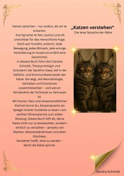 Katzen verstehen (eBook, ePUB) - Schmidt, Sandra