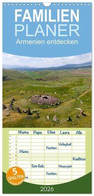Familienplaner 2026 - Armenien entdecken mit 5 Spalten (Wandkalender, 21 x 45 cm) CALVENDO
