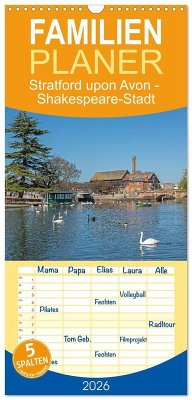 Familienplaner 2026 - Stratford upon Avon - Shakespeare-Stadt mit 5 Spalten (Wandkalender, 21 x 45 cm) CALVENDO Familienplaner 2026 - Stratford upon Avon - Shakespeare-Stadt mit 5 Spalten (Wandkalender, 21 x 45 cm) CALVENDO