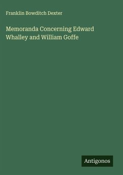 Cover Memoranda Concerning Edward Whalley and William Goffe