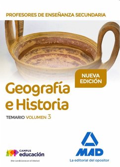 Cover Geografía e historia : Profesores de Enseñanza Secundaria. Temario