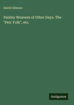 Cover Paisley Weavers of Other Days. The 