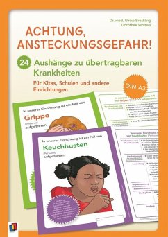 Achtung, Ansteckungsgefahr! - 24 Aushänge zu übertragbaren Krankheiten - Breckling, Ulrike Achtung, Ansteckungsgefahr! - 24 Aushänge zu übertragbaren Krankheiten - Breckling, Ulrike