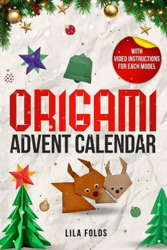 Cover Origami Advent Calendar book for Kids and Adults