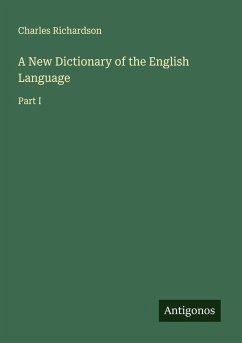 Cover A New Dictionary of the English Language