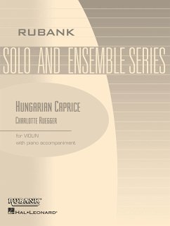 Cover Hungarian Caprice Violine und Klavier Buch